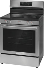 Load image into Gallery viewer, 30 Inch Freestanding Electric Range with 5 Elements, 5.3 cu. ft. Convection Oven, EvenTemp Element, Bridge Element, Storage Drawer, Air Fry, Self Clean, and Star-K: Stainless Steel
