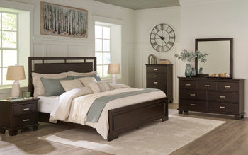 Covetown Bed with 2 Nightstands