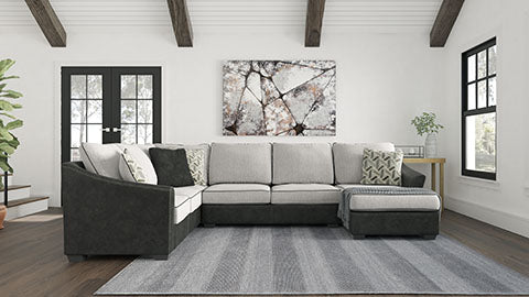 Bilgray Pewter Sectional