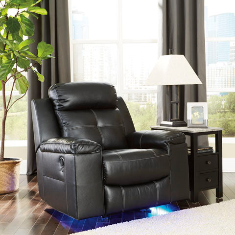 Kempton Black Recliner