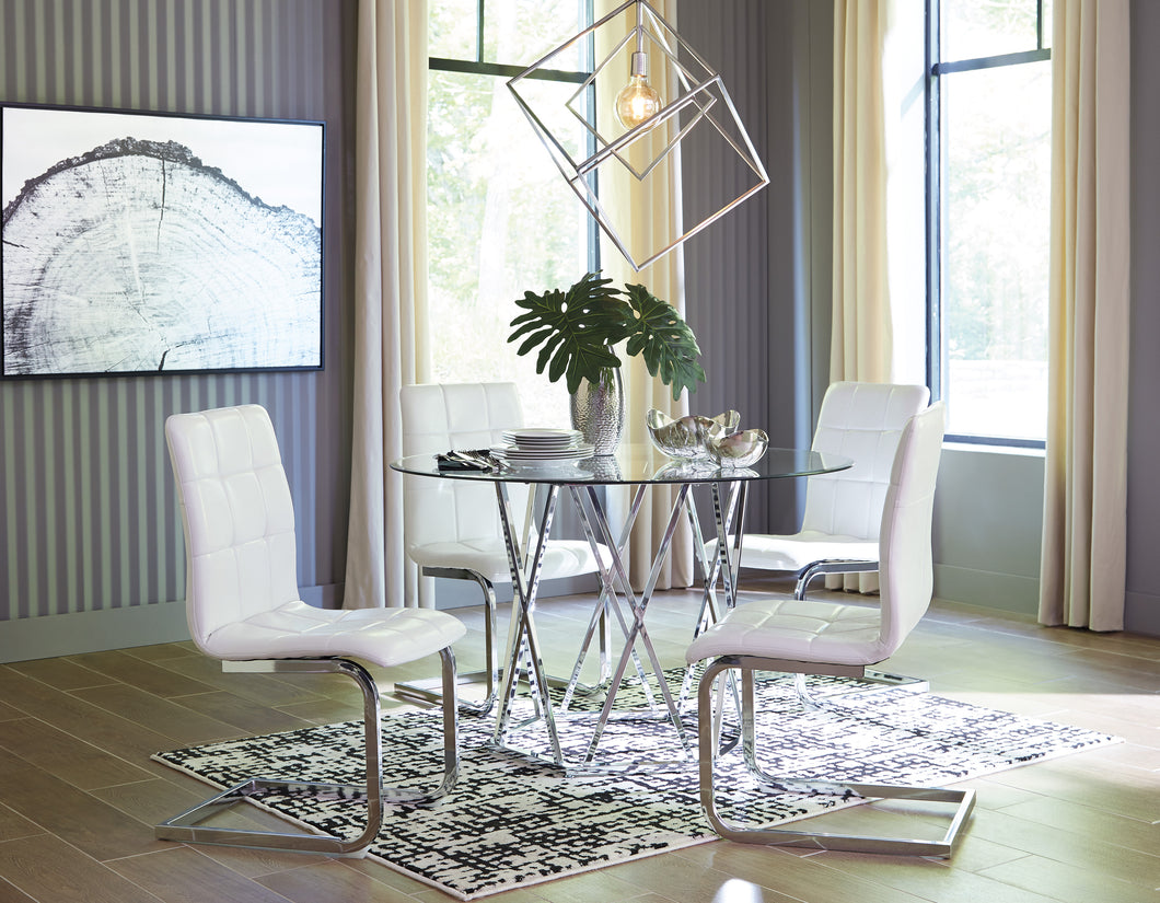 Madanere-Dining Table and 4 chairs